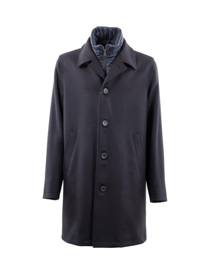 Shop HERNO  Cappotto: Herno cappotto in lana.
Idrorepellente - Antivento.
Chiusura con bottoni logati.
Pettorina antivento staccabile chiusa da zip.
Tasche esterne oblique con pattina.
Due tasche interne chiuse da zip.
Vestibilita' slim.
Composizione: 75% Lana, 25% Poliammide.
Made in Italy.. CA000251U 33432R-9290